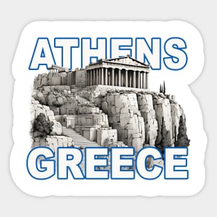 Greece Athens 2 Sticker